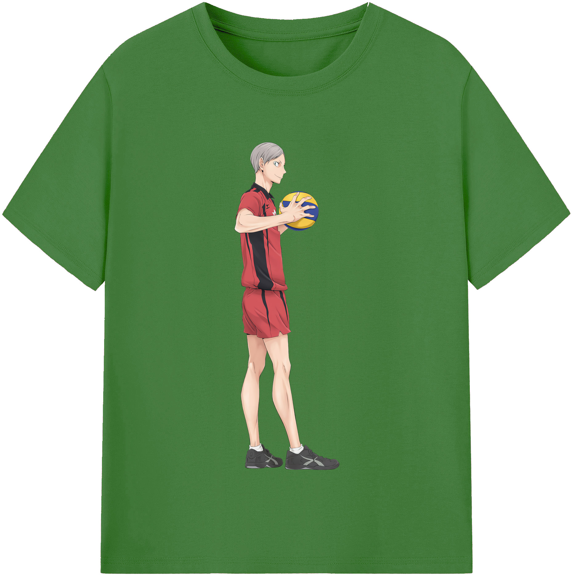 （画像用） ハイキュー!! Haikyu!! レディースカジュアルプリントTシャツ（綿100％）